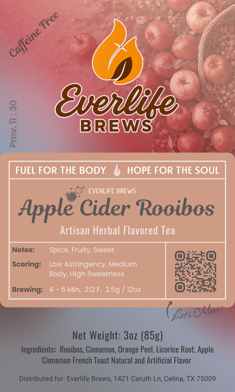 Apple Cider Rooibos Herbal Tea