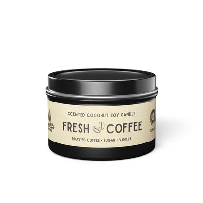 Fresh Coffee Tin Candle
