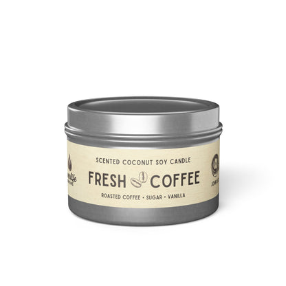 Fresh Coffee Tin Candle