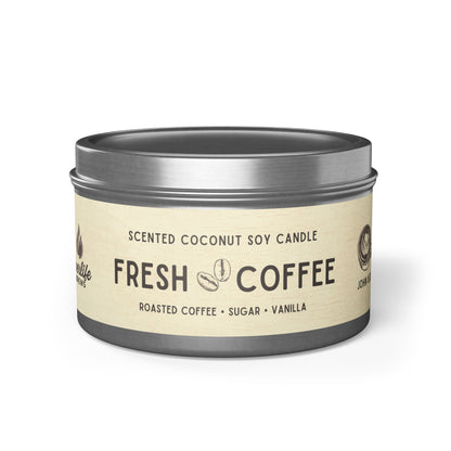 Fresh Coffee Tin Candle