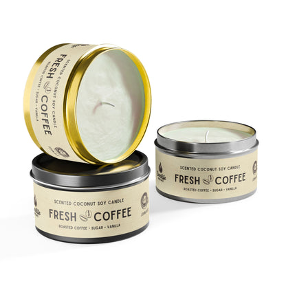 Fresh Coffee Tin Candle