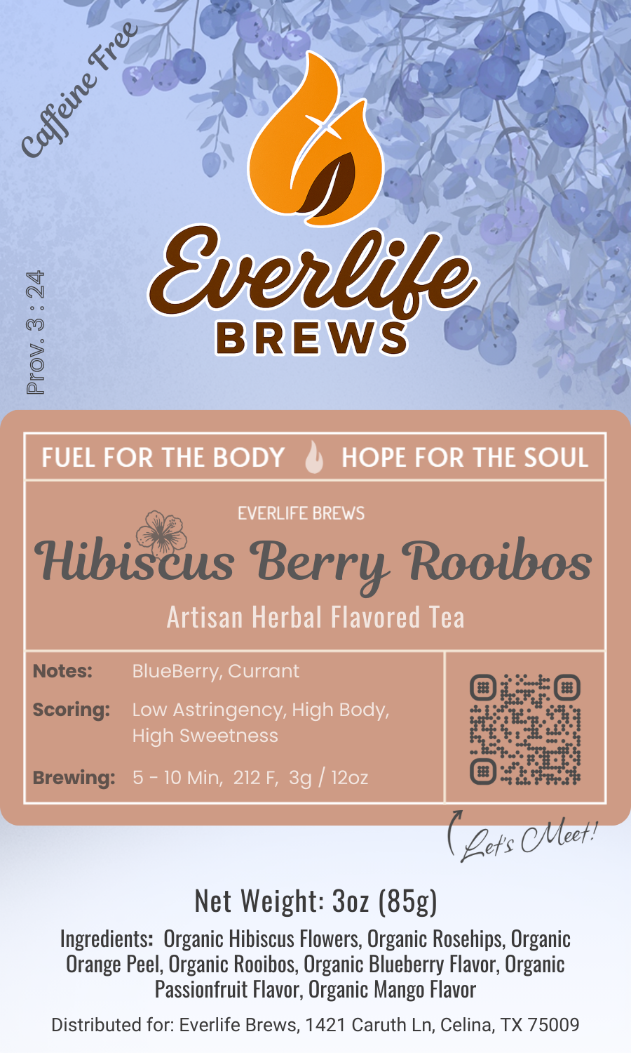 Hibiscus Berry Rooibos Herbal Tea