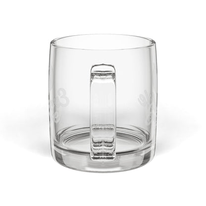 Engraved Glass Coffee & Tea Mug – 12.25oz