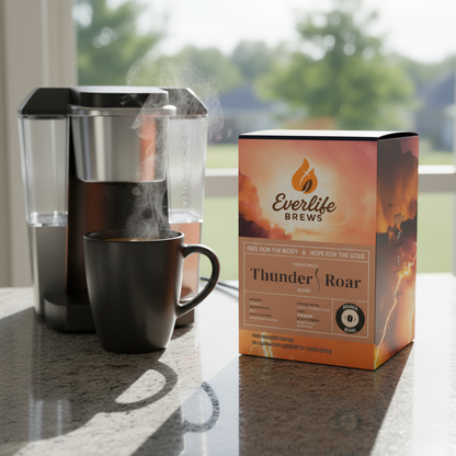 Bold morning with Thunder Roar Blend