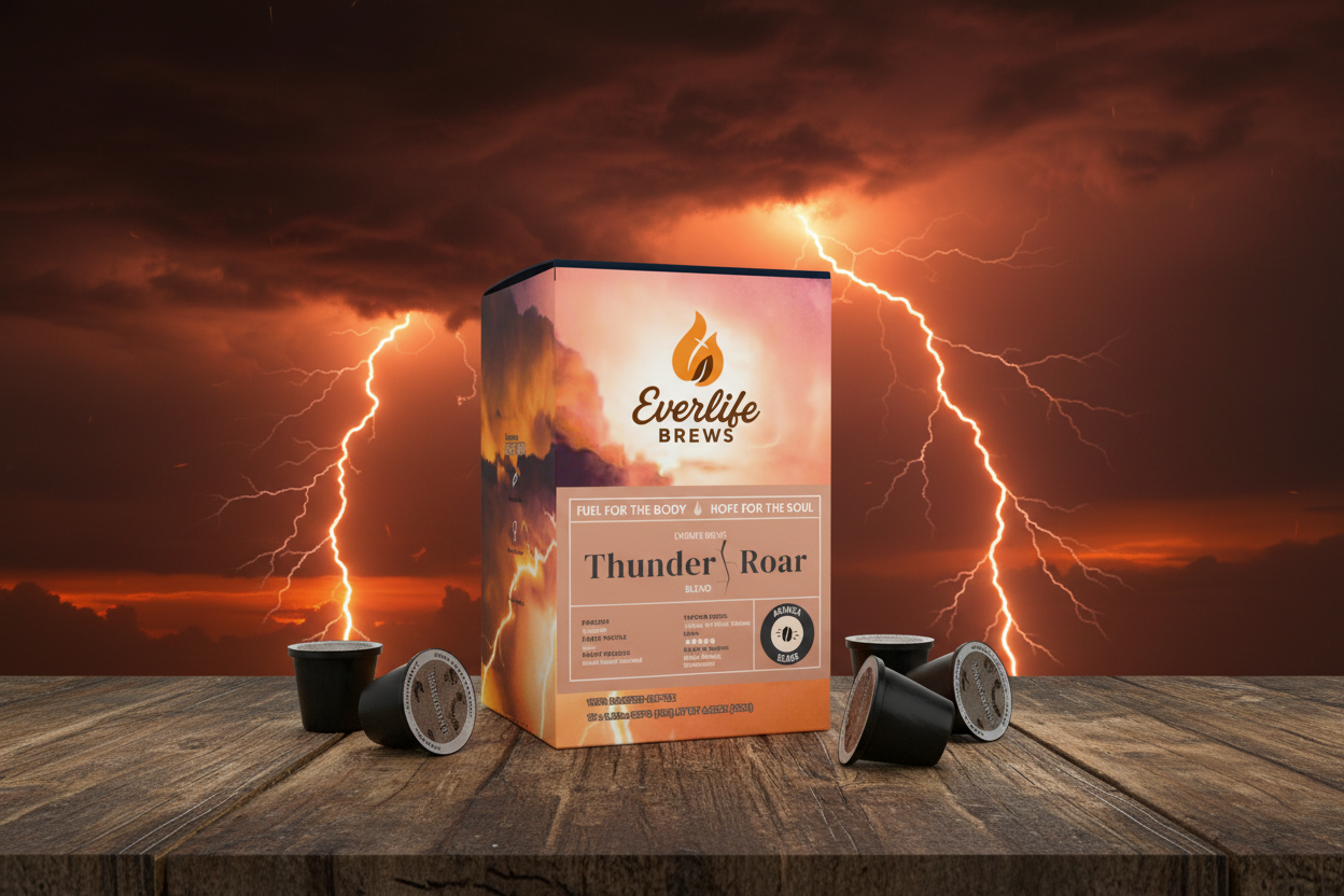 Everlife Brews Thunder Roar in dramatic stormy setting