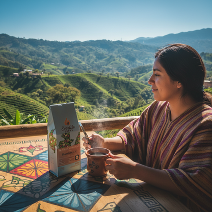 Harmony coffee in Colombian Andes