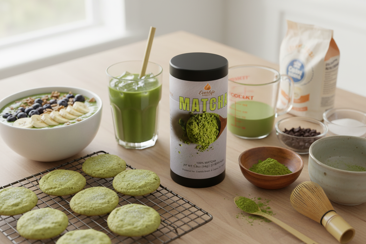 Multiple matcha uses overhead