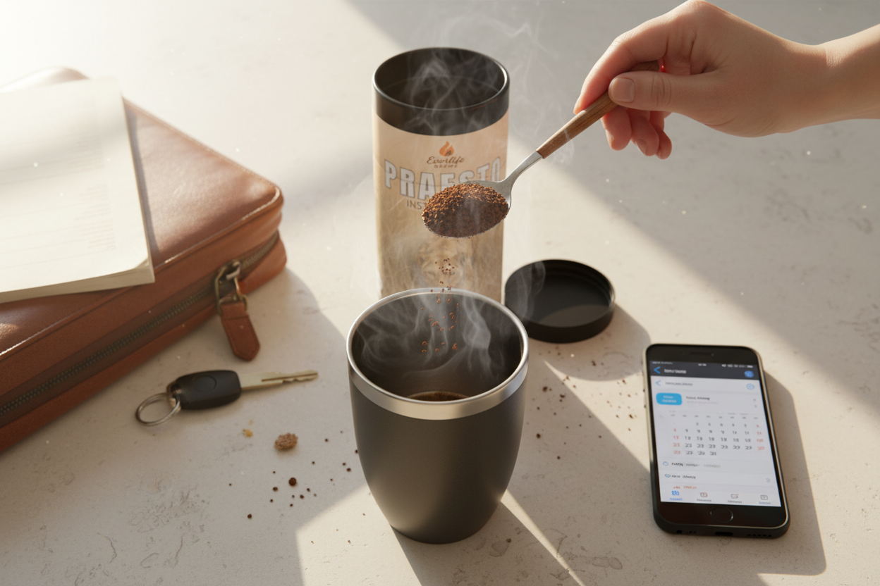 Quick morning prep overhead